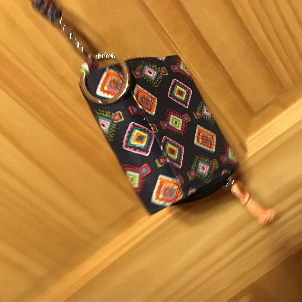 Vera Bradley Lanyard and wallet keychain